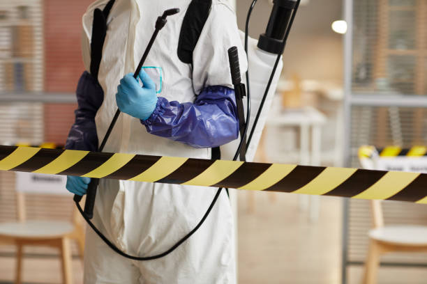 Professional Blood Cleanup technician working in Albany, NY